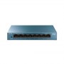 TP-LINK | 8-Port 10/100/1000Mbps Desktop Network Switch | LS108G | Unmanaged | Desktop | 1 Gbps (RJ-45) ports quantity | SFP por - 2